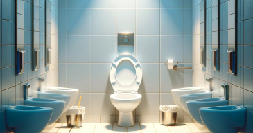 Ombuds-Toilettenreinigung nachher Beispiel